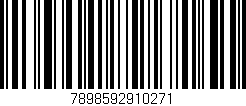 Código de barras (EAN, GTIN, SKU, ISBN): '7898592910271'