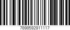 Código de barras (EAN, GTIN, SKU, ISBN): '7898592911117'