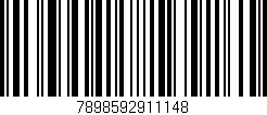 Código de barras (EAN, GTIN, SKU, ISBN): '7898592911148'