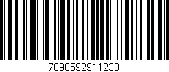 Código de barras (EAN, GTIN, SKU, ISBN): '7898592911230'