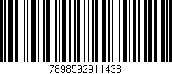 Código de barras (EAN, GTIN, SKU, ISBN): '7898592911438'