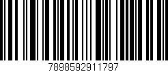 Código de barras (EAN, GTIN, SKU, ISBN): '7898592911797'