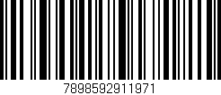 Código de barras (EAN, GTIN, SKU, ISBN): '7898592911971'