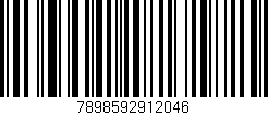 Código de barras (EAN, GTIN, SKU, ISBN): '7898592912046'