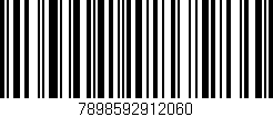 Código de barras (EAN, GTIN, SKU, ISBN): '7898592912060'