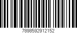 Código de barras (EAN, GTIN, SKU, ISBN): '7898592912152'