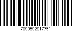 Código de barras (EAN, GTIN, SKU, ISBN): '7898592917751'