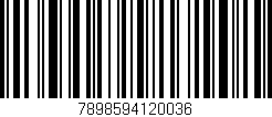Código de barras (EAN, GTIN, SKU, ISBN): '7898594120036'