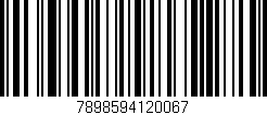 Código de barras (EAN, GTIN, SKU, ISBN): '7898594120067'