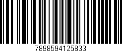 Código de barras (EAN, GTIN, SKU, ISBN): '7898594125833'