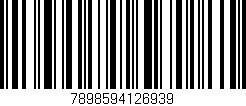 Código de barras (EAN, GTIN, SKU, ISBN): '7898594126939'