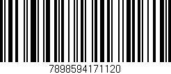 Código de barras (EAN, GTIN, SKU, ISBN): '7898594171120'