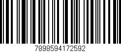 Código de barras (EAN, GTIN, SKU, ISBN): '7898594172592'