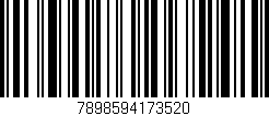 Código de barras (EAN, GTIN, SKU, ISBN): '7898594173520'