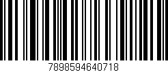 Código de barras (EAN, GTIN, SKU, ISBN): '7898594640718'