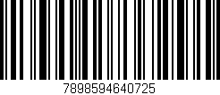 Código de barras (EAN, GTIN, SKU, ISBN): '7898594640725'