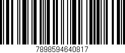 Código de barras (EAN, GTIN, SKU, ISBN): '7898594640817'