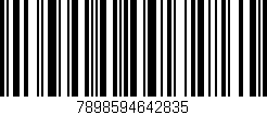 Código de barras (EAN, GTIN, SKU, ISBN): '7898594642835'