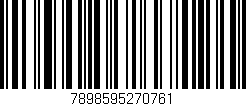 Código de barras (EAN, GTIN, SKU, ISBN): '7898595270761'