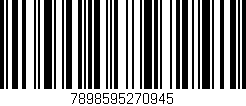 Código de barras (EAN, GTIN, SKU, ISBN): '7898595270945'