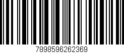 Código de barras (EAN, GTIN, SKU, ISBN): '7898596262369'