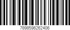 Código de barras (EAN, GTIN, SKU, ISBN): '7898596262406'