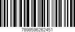 Código de barras (EAN, GTIN, SKU, ISBN): '7898596262451'