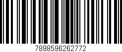 Código de barras (EAN, GTIN, SKU, ISBN): '7898596262772'