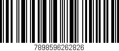 Código de barras (EAN, GTIN, SKU, ISBN): '7898596262826'
