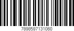 Código de barras (EAN, GTIN, SKU, ISBN): '7898597131060'