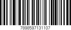 Código de barras (EAN, GTIN, SKU, ISBN): '7898597131107'