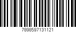 Código de barras (EAN, GTIN, SKU, ISBN): '7898597131121'