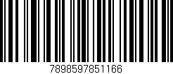 Código de barras (EAN, GTIN, SKU, ISBN): '7898597851166'