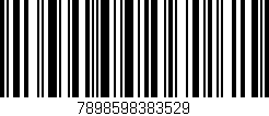 Código de barras (EAN, GTIN, SKU, ISBN): '7898598383529'