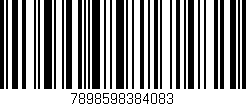Código de barras (EAN, GTIN, SKU, ISBN): '7898598384083'