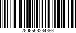 Código de barras (EAN, GTIN, SKU, ISBN): '7898598384366'