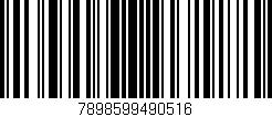 Código de barras (EAN, GTIN, SKU, ISBN): '7898599490516'