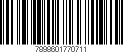 Código de barras (EAN, GTIN, SKU, ISBN): '7898601770711'