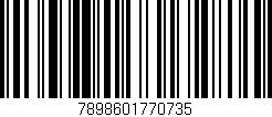 Código de barras (EAN, GTIN, SKU, ISBN): '7898601770735'