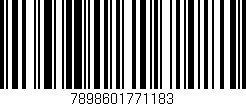 Código de barras (EAN, GTIN, SKU, ISBN): '7898601771183'