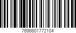 Código de barras (EAN, GTIN, SKU, ISBN): '7898601772104'