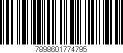 Código de barras (EAN, GTIN, SKU, ISBN): '7898601774795'