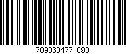 Código de barras (EAN, GTIN, SKU, ISBN): '7898604771098'
