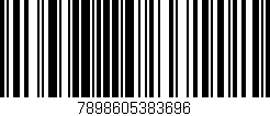 Código de barras (EAN, GTIN, SKU, ISBN): '7898605383696'