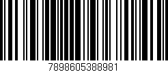 Código de barras (EAN, GTIN, SKU, ISBN): '7898605388981'