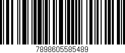 Código de barras (EAN, GTIN, SKU, ISBN): '7898605585489'