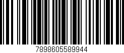 Código de barras (EAN, GTIN, SKU, ISBN): '7898605589944'