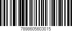 Código de barras (EAN, GTIN, SKU, ISBN): '7898605603015'
