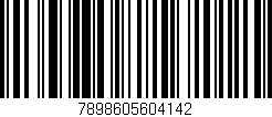 Código de barras (EAN, GTIN, SKU, ISBN): '7898605604142'