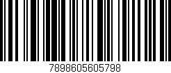 Código de barras (EAN, GTIN, SKU, ISBN): '7898605605798'
